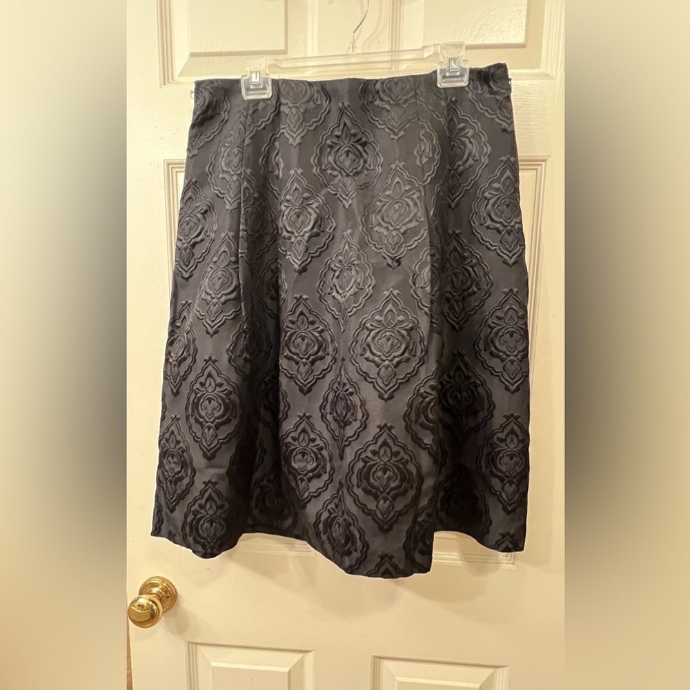 Elegant Black Pleated Skirt
